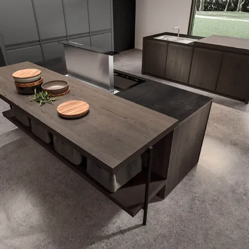  Cucina Design con isola Ak 07 05 di Arrital