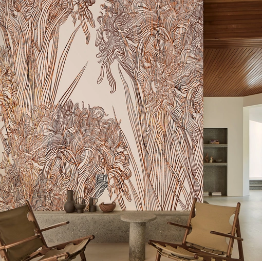 Carta da parati Lilly di Wall&Decò