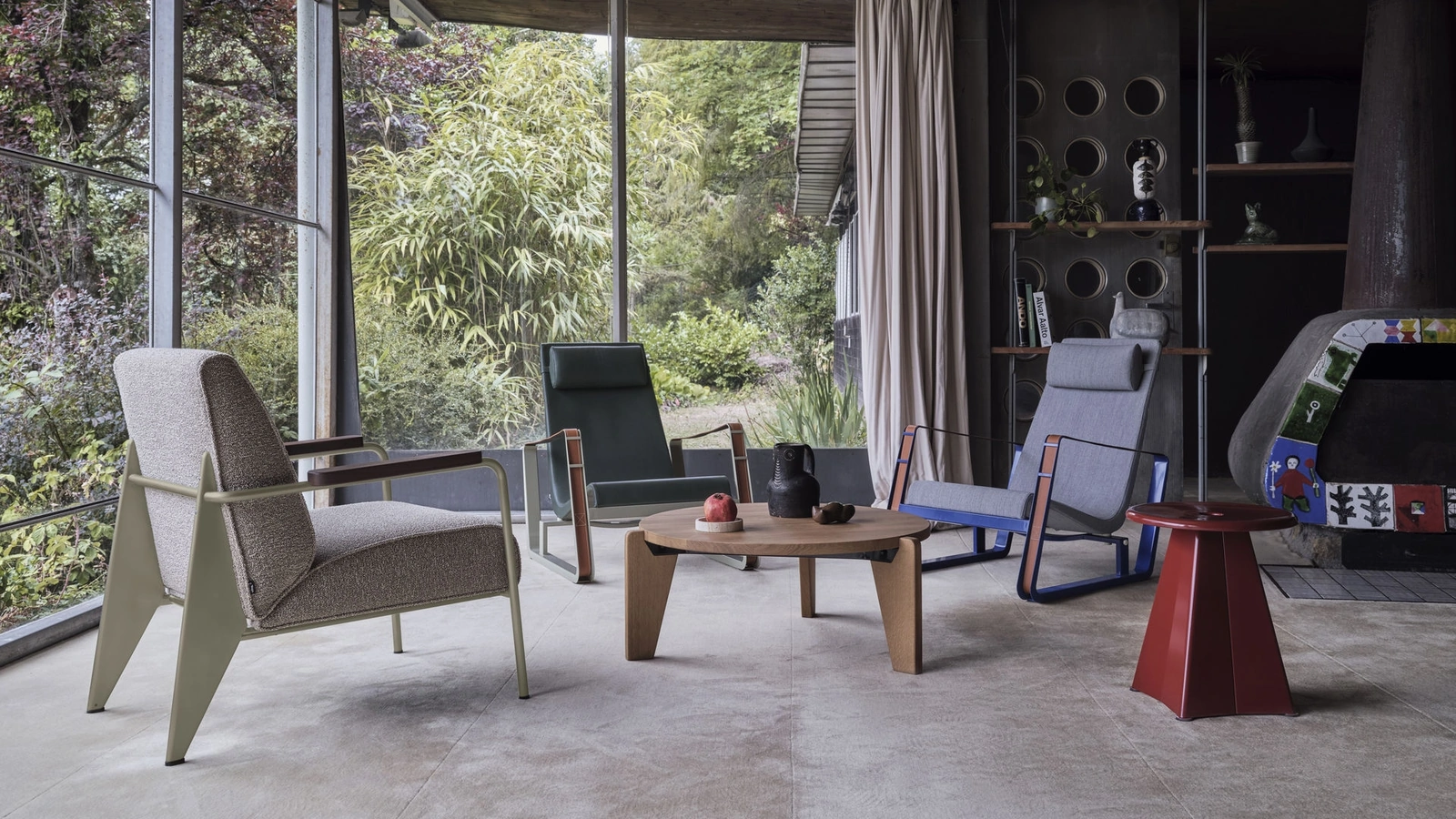 Tavolino rotondo Guéridon Bas di Vitra