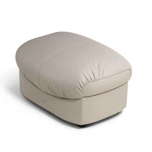 Pouf in pelle Parka di Poltrona Frau