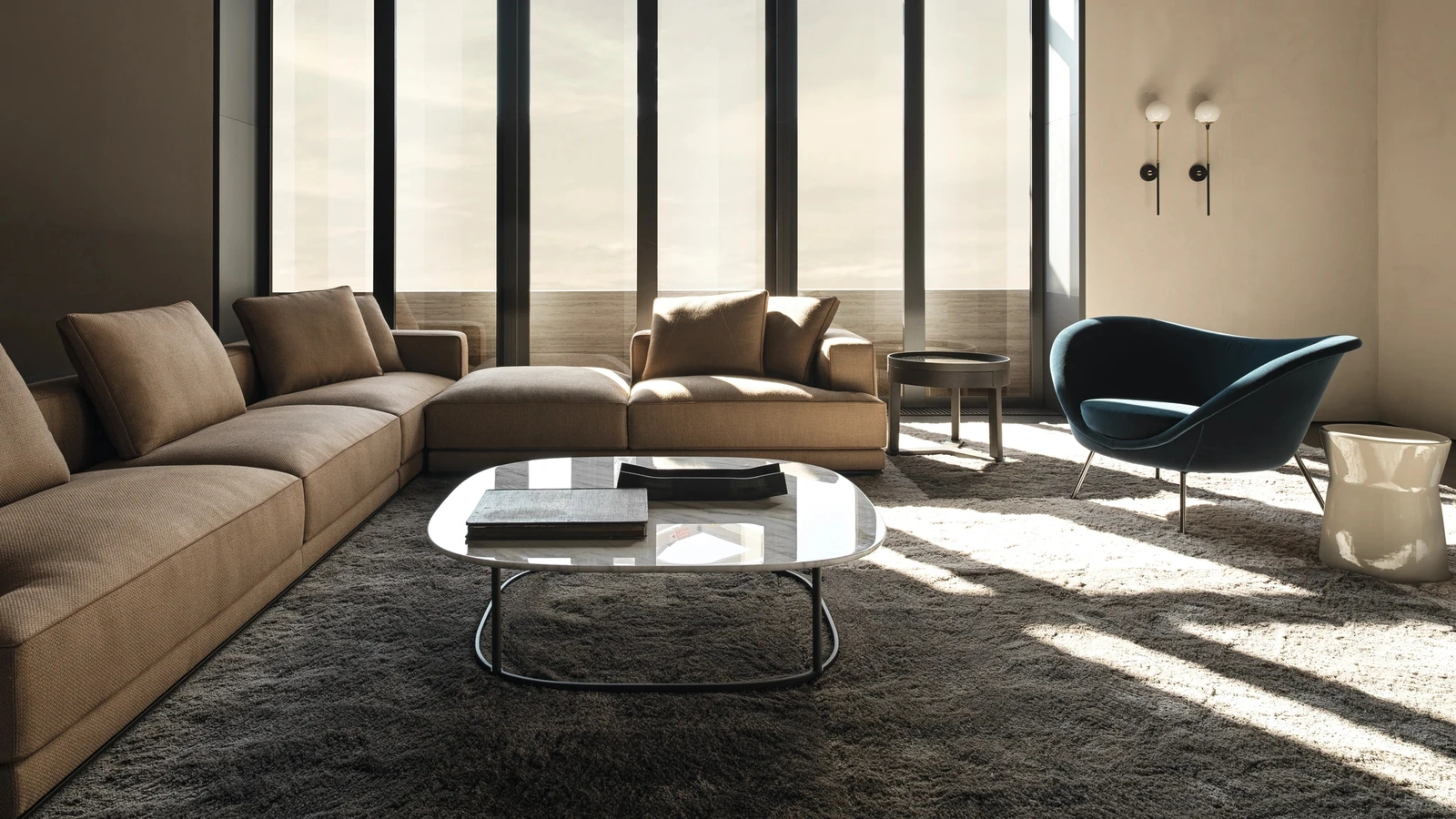 Tavolino in marmo Regent di Molteni & C
