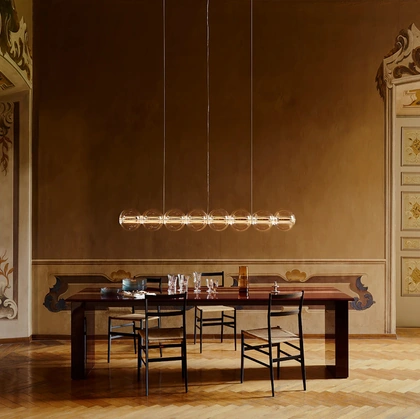 Lampada a sospensione Luce Sferica in vetro soffiato di Flos