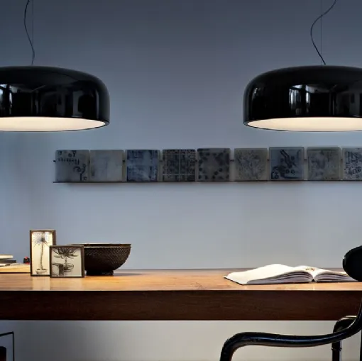 Lampada a sospensione in metacrilato con finitura lucida Smithfield Suspension di Flos