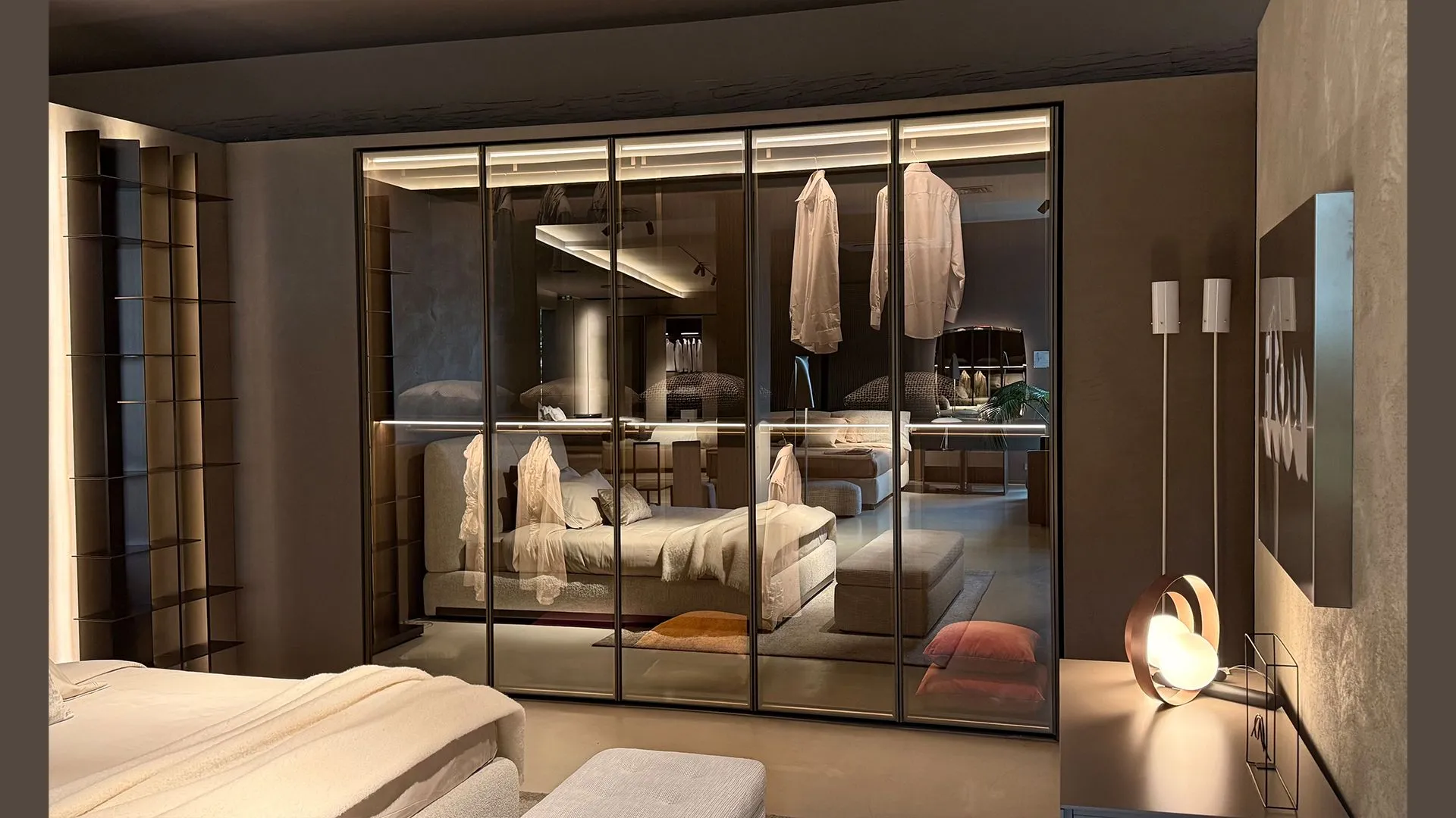 Armadio gliss master glass molteni