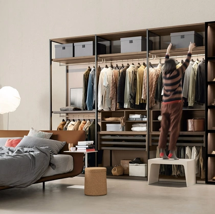 Cabina Armadio Aria Gola di Kristalia