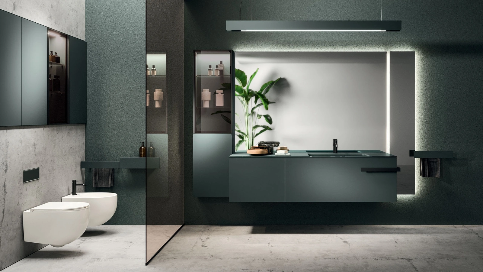 Mobile da Bagno sospeso Lympha 03 di Arrital
