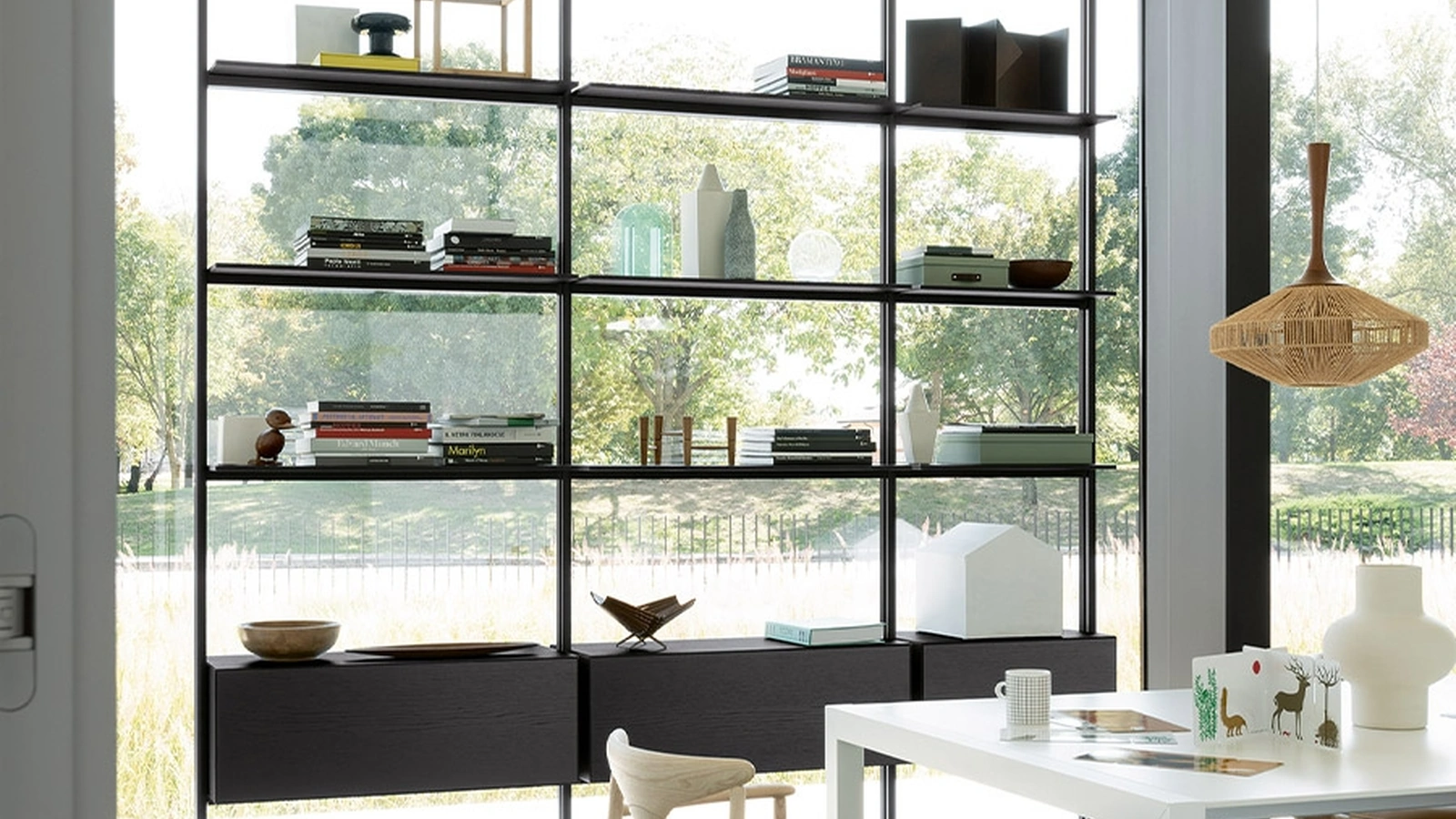 Libreria divisoria Avenue Up di Kristalia