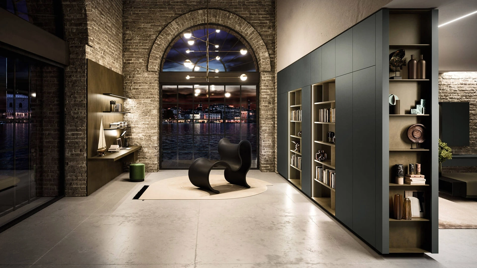Libreria Vertical Legno di Arrital