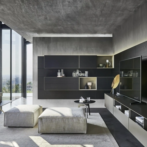 Parete Attrezzata Domino Boiserie 06 di Sangiacomo