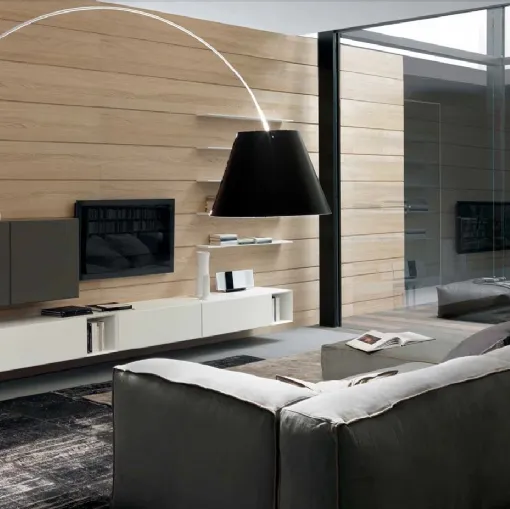 Parete Attrezzata Light progetto 08 di Modulnova
