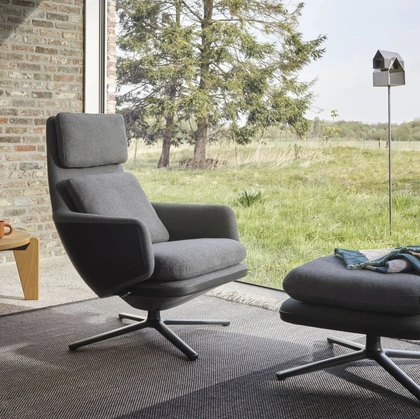 Poltrona Grand Relax & Ottoman di Vitra