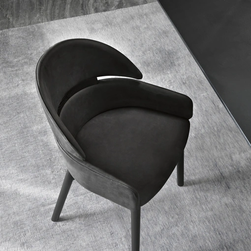 Sedia in pelle Lloyd di Fiam