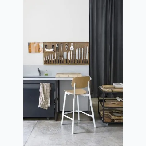 Sgabello Colander Wood di Kristalia