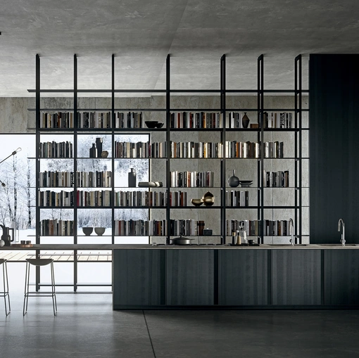 Cucina Design con isola  Frame Taylor Made di Modulnova