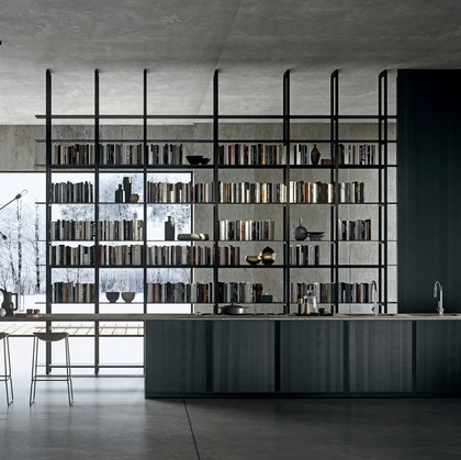 Cucina Design con isola  Frame Taylor Made di Modulnova