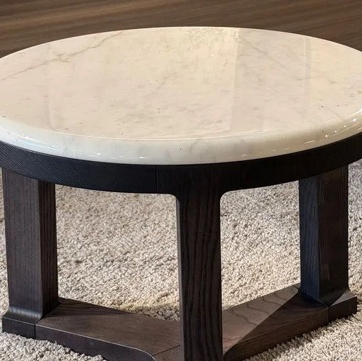 Tavolino mod. Fonte piano in marmo di Molteni & c