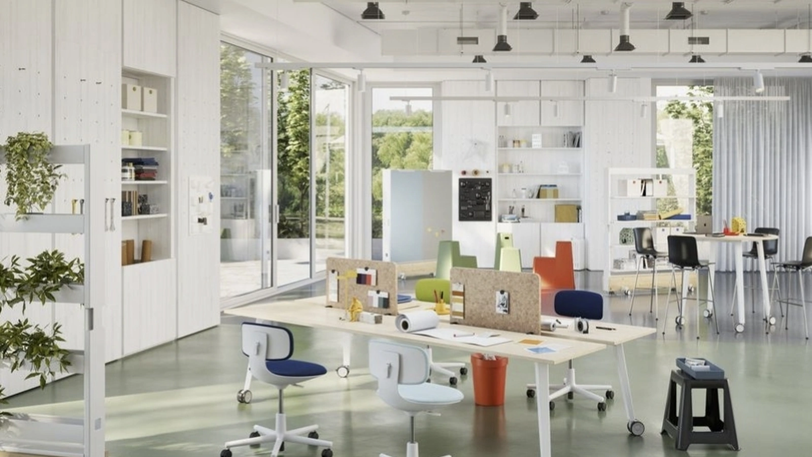 Scrivania Operativa Joyn 2 Touchdown di Vitra